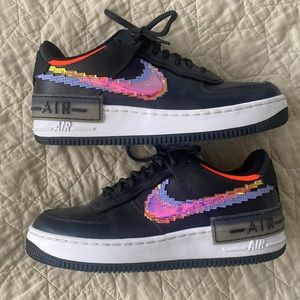 Air Force 1 Low Shadow SE 'Pixel Swoosh - Off Noir'